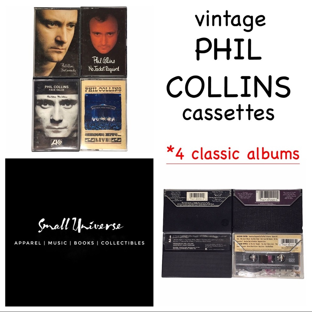 PHIL COLLINS cassettes (VTG)